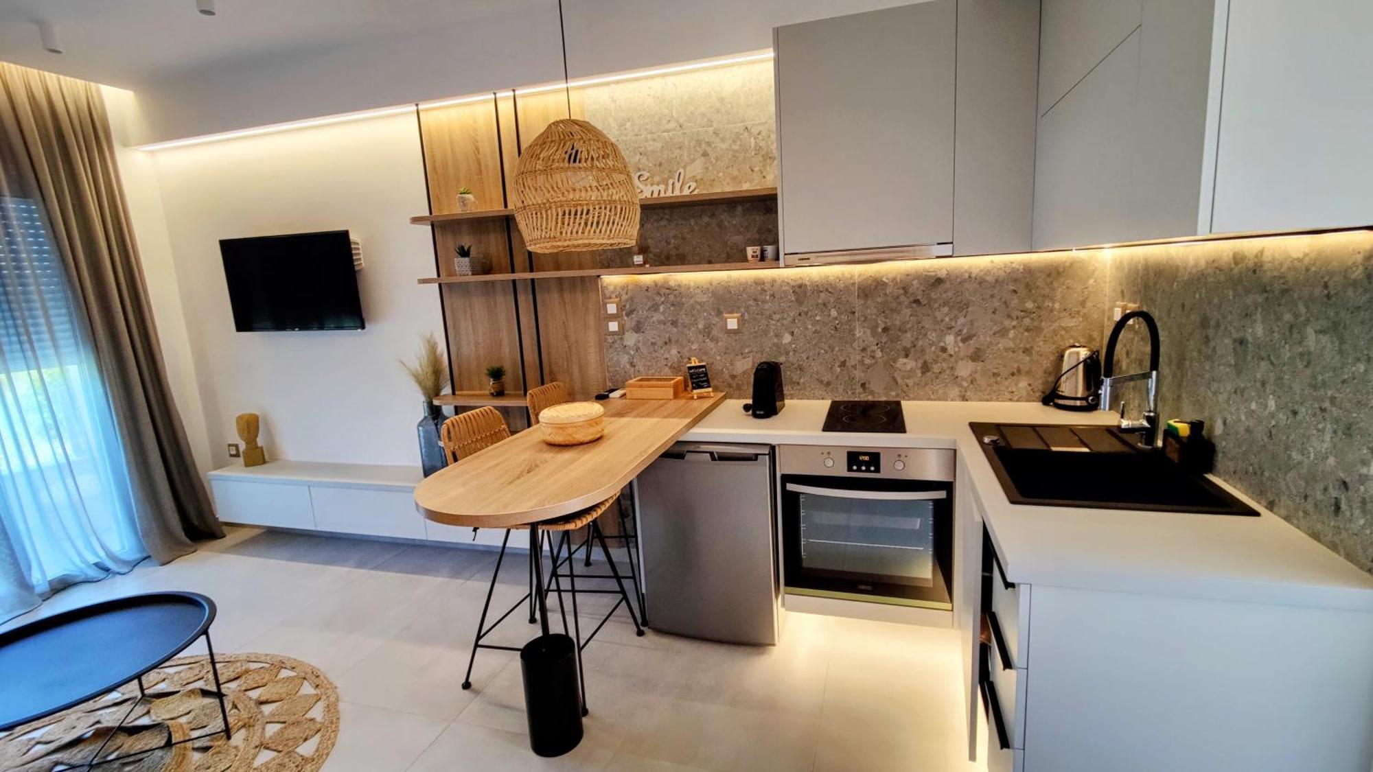 Aelia Apartments Makrýgialos Dış mekan fotoğraf