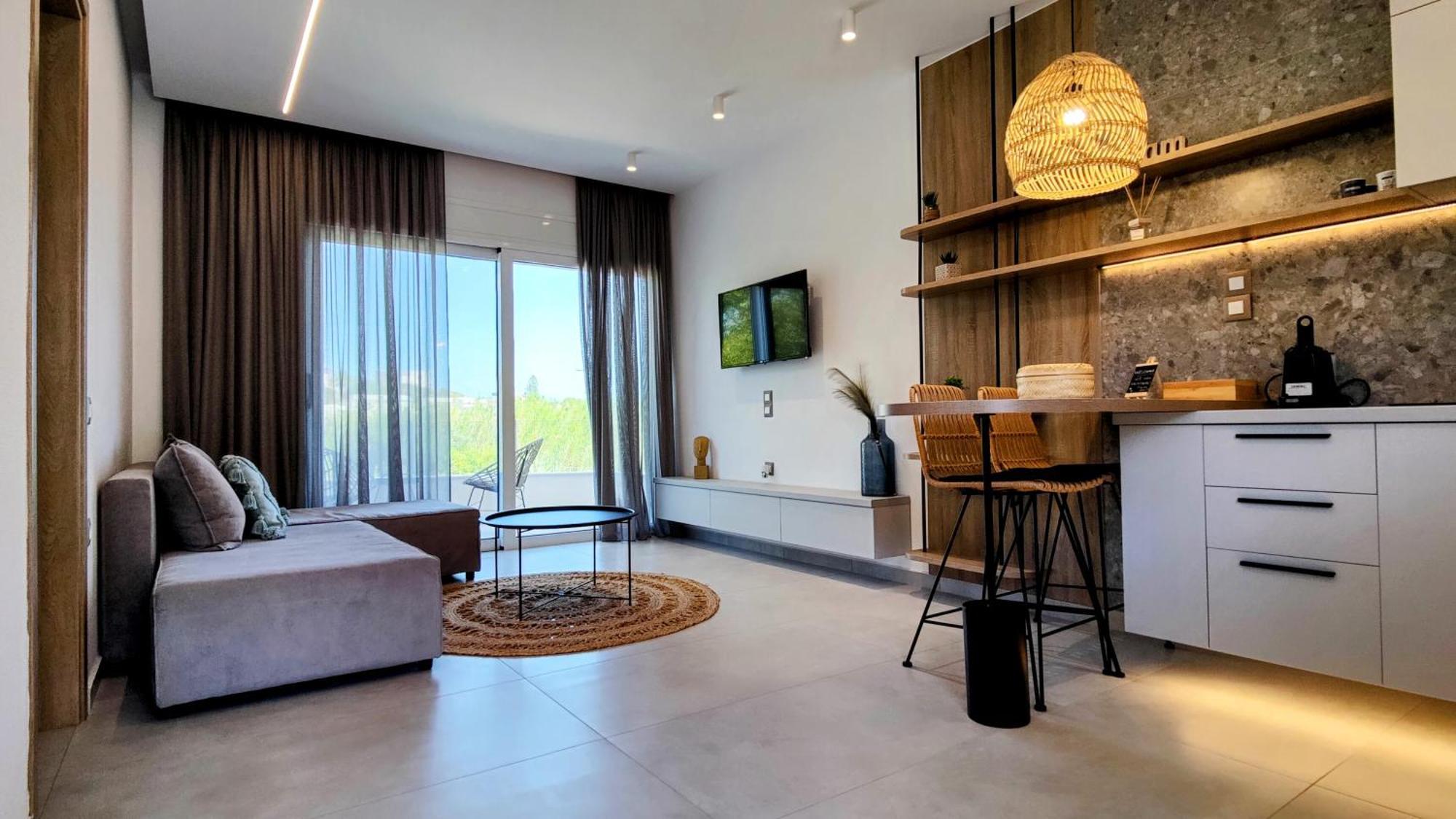 Aelia Apartments Makrýgialos Dış mekan fotoğraf